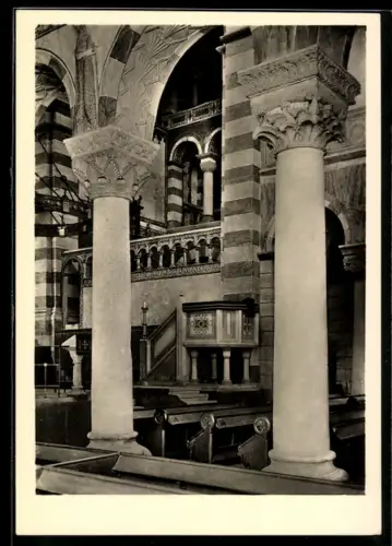 Foto-AK Deutscher Kunstverlag, Nr. 44: Hildesheim, Engelschor in der St. Michaelskirche