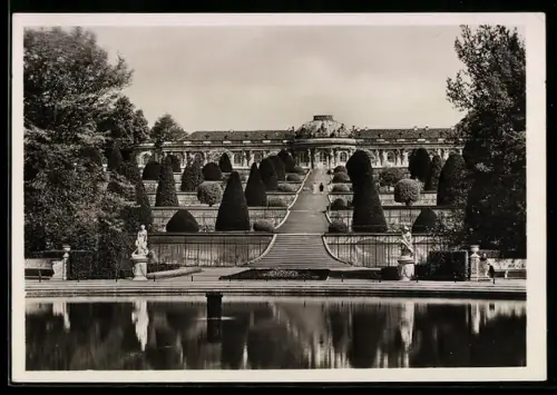 Foto-AK Deutscher Kunstverlag, NR: 22a, Postdam, Sanssouci, die Terrassen
