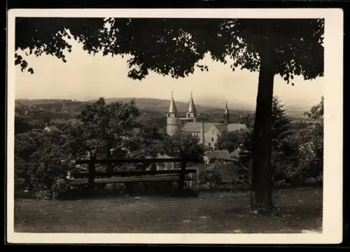 Foto-AK Deutscher Kunstverlag, Nr. 6: Gernrode, Ansicht der Stiftskirche von Südost