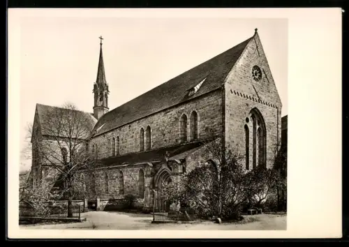 AK Loccum, Blick auf ehem. Zisterzienserkloster von Nordwest