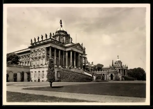 Foto-AK Deutscher Kunstverlag, Nr. 49a: Potsdam, Neues Palais, Communs