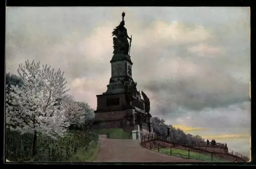 AK Photochromie NR 2420: Niederwalddenkmal