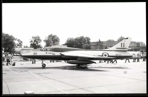 Fotografie Flugzeug Hawker Hunter T7 der Royal Air Force WV372