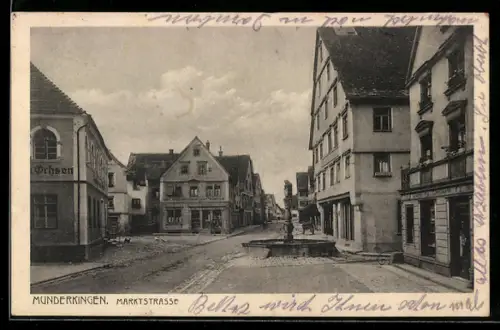 AK Munderkingen, In der Marktstrasse
