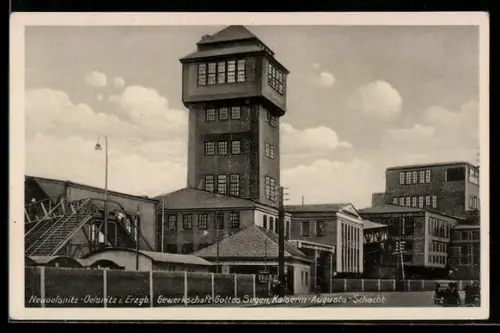 AK Oelsnitz, Gewerkschaft Gottes Segen, Kaiserin-Augusta-Kohle-Schacht