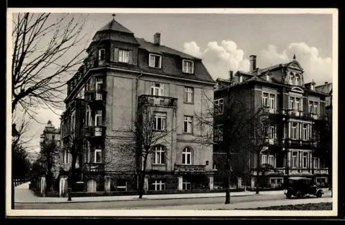 AK Bad Nauheim, Versorgungskuranstalt in der Luisenstrasse 17