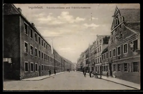 AK Ingolstadt, Tränktorstrasse und Tränktorkaserne