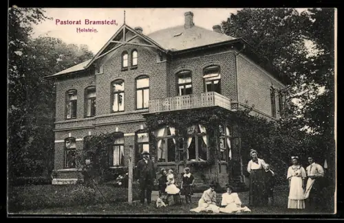 AK Bramstedt i. Holst., Ansicht vom Pastorat
