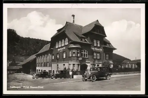 AK Tailfingen, Hotel Blume-Post in der Aussenansicht, Inh. Paul Hettler, Koch