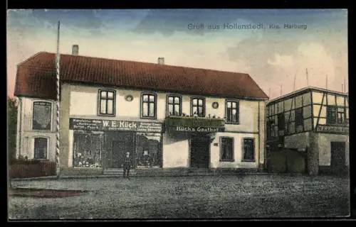 AK Hollenstedt, Gasthof v. W.E. Huck