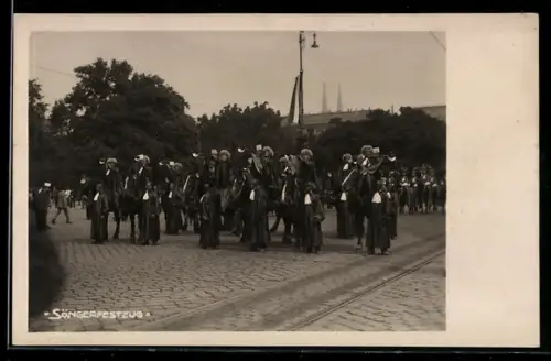 AK Wien, X. Deutsches Bundes Sängerfest, Sängerfestzug