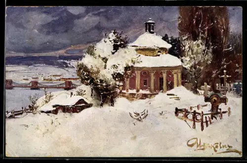 Künstler-AK Kiew, Tombe d`Askold