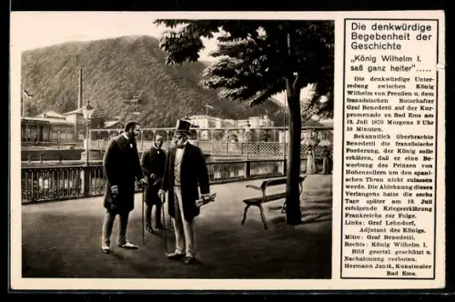 AK Bad Ems, Kaiser Wilhelm I.