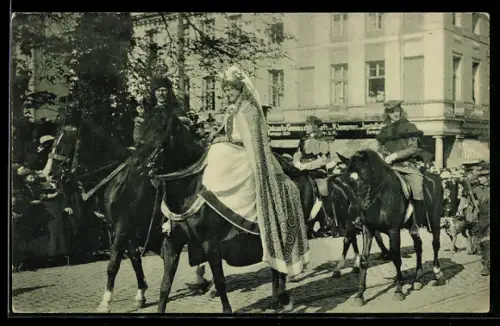 AK Kassel, Tausendjahrfeier, Otto der Schütze mit Gemahlin