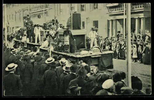 AK Kassel, Tausendjahrfeier, Wagen Gewerbefleiss