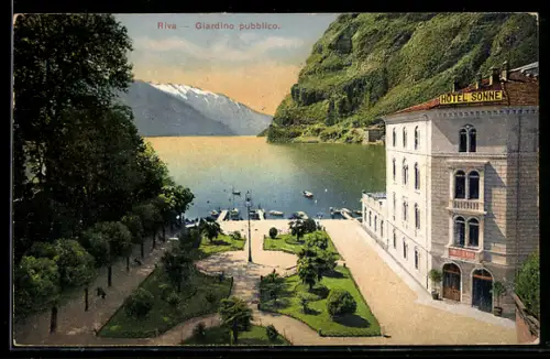 AK Riva, Giardino pubblico, Hotel Sonne