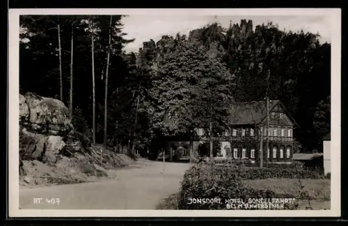 AK Kurort Jonsdorf, Hotel Gondelfahrt