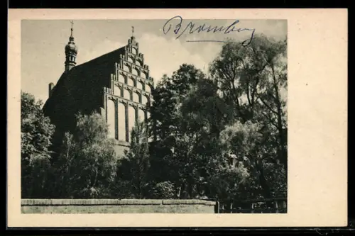 AK Bromberg / Bydgoszcz, kath. Pfarrkirche