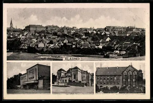 AK Kladno, Ortspanorama, Bio Sokol, Ortspartien