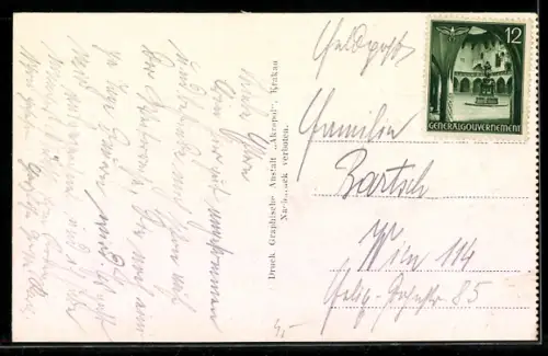 AK Warschau-Warszawa, Ratusz, Rathaus