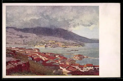 AK Rotes Kreuz Nr. 583, Skudari, Partie am Tarabosch, Rotes Kreuz Kriegsfürsorge