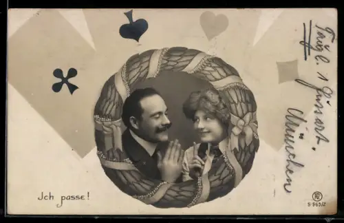 AK Ich passe, Die Liebe als Kartenspiel