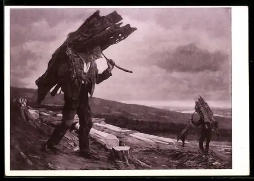 AK Rindenträger aus der Steiermarck bei der Arbeit