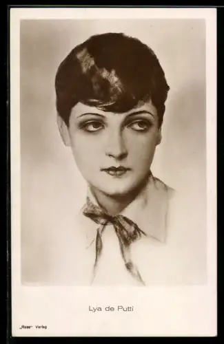 AK Schauspielerin Lya de Putti im Porträt