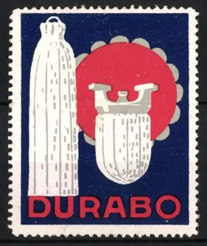 Reklamemarke Durabo, Verschiedene Glühkörper, Logo