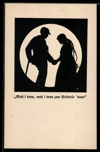 AK Muss i denn..., Paar beim Abschied