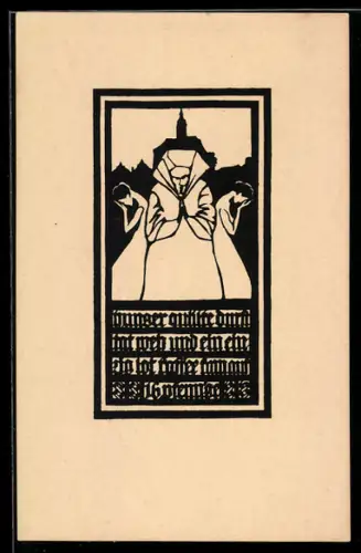 AK Weiber beklagen Kaffeeteuerung, Naumburger Hussitenkarten