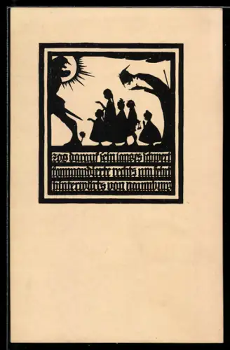 AK Erretter der Heimat dankt für die Gnade, Naumburger Hussitenkarten