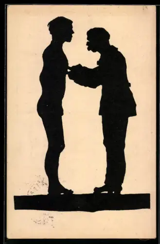 AK Musterung, Scherenschnitt