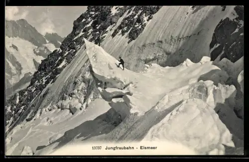 AK Eismeer der Jungfraubahn