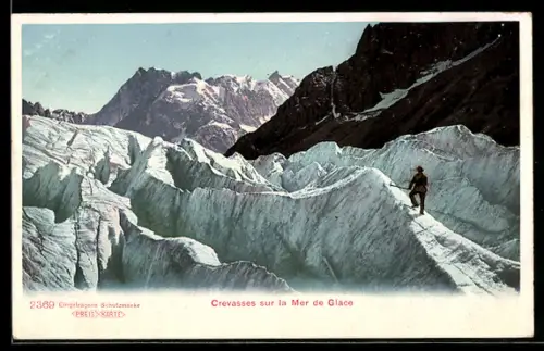 AK Crevasses sur la Mer de Glace