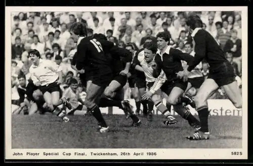 AK Twickenham, Rugby-Spieler beim Spiel 1986