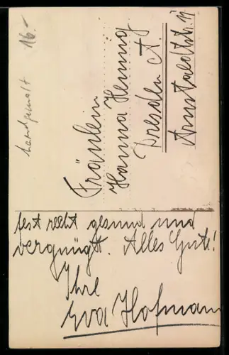 Künstler-AK Handgemalt: Mohnblumen