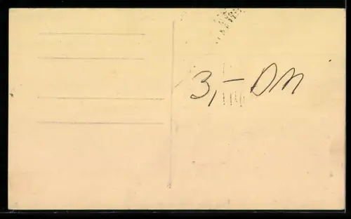 Künstler-AK Handgemalt: Ruine mit Seeblick