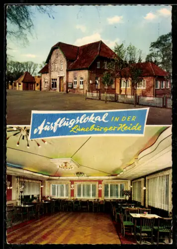 AK Rotenburg /Hann., Gasthaus Zum Bahnhof, Ausflugslokal, Innenansicht