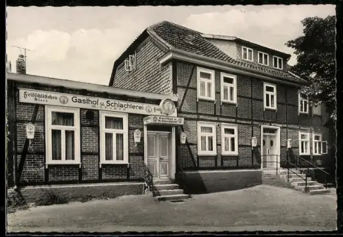 AK Bettingerode am Harz, Gasthof und Schlachterei, Inh. B. Leiste