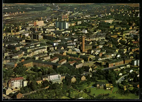 AK Düren, Stadtansicht aus der Luft