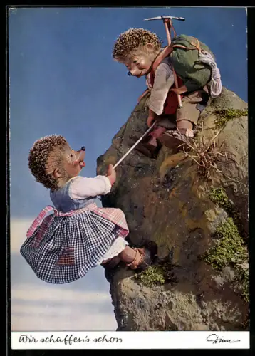 AK Mecki als Bergsteiger, Wir schaffen`s schon