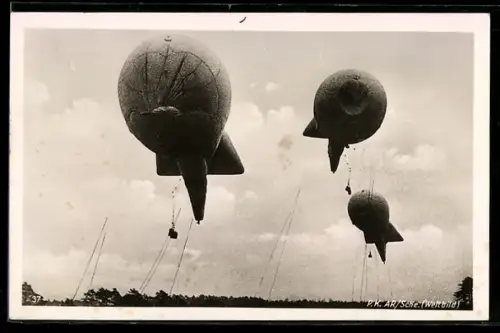AK Errichtung einer Ballon-Sperre