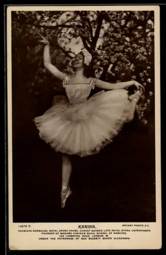 AK Karina, Premiere Danseuse, Royal Opera House