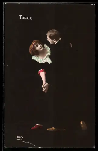 AK Paar beim Tango-Tanz