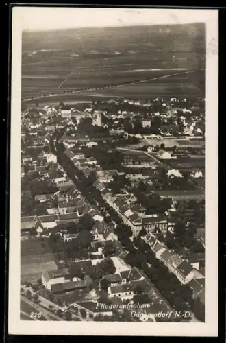 AK Gänserndorf /N.Ö., Fliegeraufnahme