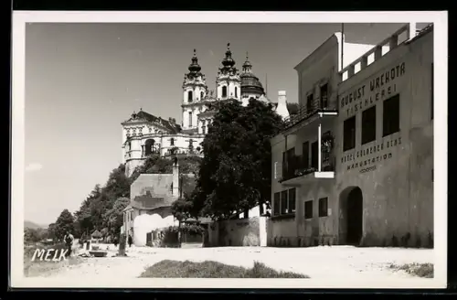 AK Melk, Stiftsanlage und Donaulände