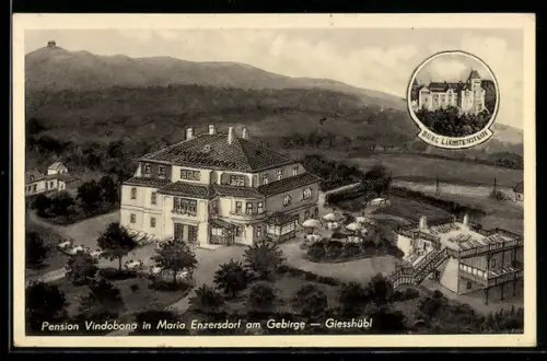 AK Maria Enzersdorf am Gebirge, Pension Vindobona