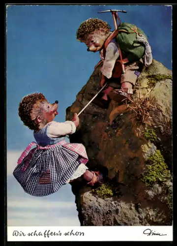 AK Mecki als Bergsteiger, Wir schaffen`s schon