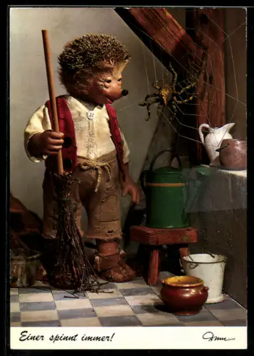 AK Mecki findet eine Spinne im Haus